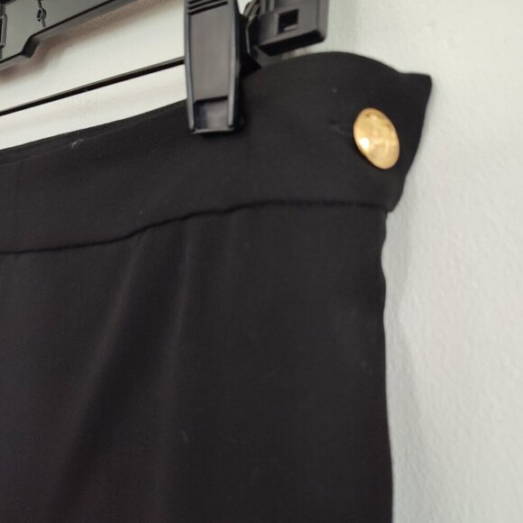 Ladies Petite SZ 4P Lauren Ralph Lauren Black Straight-Leg Dress Pants - Picture 3 of 5